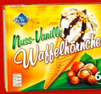 Penny  RIOS Waffelh&ouml;rnchen Nuss-Vanille oder Erdbeere