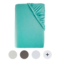 Aldi S&uuml;d  DORMIA Mikrofaser-Interlock-Spannbetttuch 180 - 200 x 200 cm