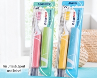 Aldi S&uuml;d  FRISCODENT Reise-Zahnb&uuml;rste, 2&nbsp;St&uuml;ck