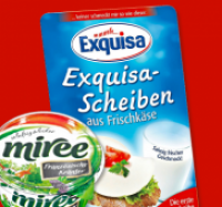Penny  MIR&Eacute;E Frischk&auml;sezubereitung oder EXQUISA Scheiben aus Frischk&auml;se