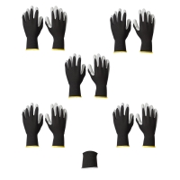 Aldi S&uuml;d  TOPCRAFT Basic Arbeitshandschuhe, 5 Paar