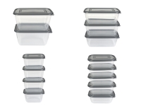 Lidl Ernesto&reg; ERNESTO&reg; K&uuml;hlschrankdosen-Sets, mit Deckel, nestbar