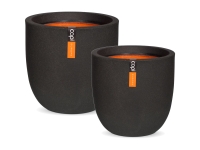 Lidl Capi Europe Capi Europe Blumentopf &raquo;Smooth&laquo;, rund, schwarz