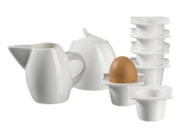 Lidl M&Auml;ser M&Auml;SER Fr&uuml;hst&uuml;cks-Set &raquo;La Musica&laquo;, 8-teilig, aus Porzellan