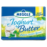 Aldi S&uuml;d  MEGGLE Feine Butter oder Joghurtbutter 250 g