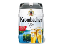 Lidl Krombacher Krombacher Pils 5 Liter Bierfass mit Zapfhahn, Pfandfrei