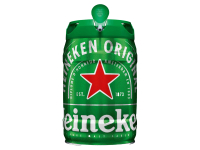 Lidl  Heineken 5 Liter Bierfass mit Zapfhahn, Pfandfrei