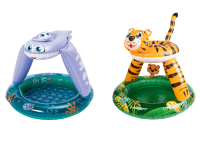 Lidl Playtive Playtive Kleinkinder Planschbecken, mit Dach