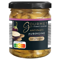 Aldi S&uuml;d  GOURMET FINEST CUISINE Antipasti 190 g, Aubergine-Tr&uuml;ffel