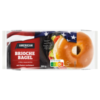 Aldi S&uuml;d  AMERICAN Brioche Bagel 300 g