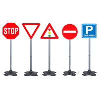 Aldi S&uuml;d  PLAYLAND Verkehrszeichen sortiert