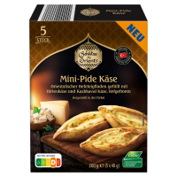 Aldi S&uuml;d  SCH&Auml;TZE DES ORIENTS Mini Pide, Gemischter K&auml;se