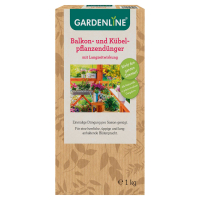 Aldi S&uuml;d  GARDENLINE Balkonblumen-Langzeitd&uuml;nger 1 kg