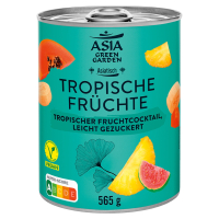 Aldi S&uuml;d  ASIA GREEN GARDEN Asia Obst 580 ml, Fruchtcoktail