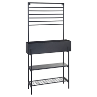 Aldi S&uuml;d  BELAVI Modernes Balkon-Hochbeet aus Metall