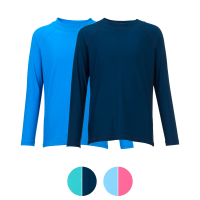 Aldi S&uuml;d  LILY & DAN Kinder UV-Badeshirt 2er Pack