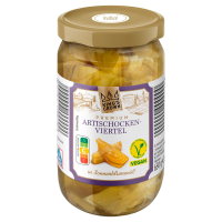 Aldi S&uuml;d  KINGS CROWN XXL Antipasti 650 g, Artischockenst&uuml;cke