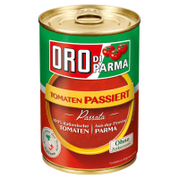 Aldi S&uuml;d  ORO DI PARMA Tomaten 400 g, 4-fach, passiert Natur