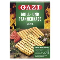 Aldi S&uuml;d  GAZI Grill- & Pfannenk&auml;se 200 g, Kr&auml;uter