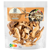 Aldi S&uuml;d  ASIA GREEN GARDEN Pilze getrocknet 25 g, Shiitake Pilze