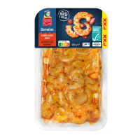 Aldi S&uuml;d  GOLDEN SEAFOOD Garnelen Sortiment XXL, Knoblauch-Chili, 400 g