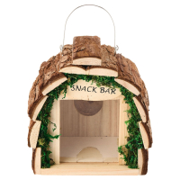 Aldi S&uuml;d  BELAVI Holz Vogelfutter Station