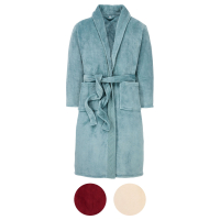 Aldi S&uuml;d  UP2FASHION WOMEN Damen Pl&uuml;sch-Bademantel