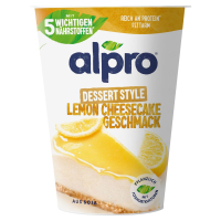Aldi S&uuml;d  ALPRO Joghurtalternative 400 g, Zitrone-K&auml;sekuchen