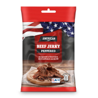 Aldi S&uuml;d  AMERICAN American Beef & Pork Jerky 70 g, Pfeffer