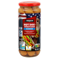 Aldi S&uuml;d  AMERICAN Hot Dogs 375 g, Schwein
