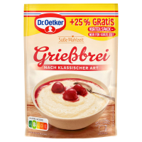 Aldi S&uuml;d  DR. OETKER S&uuml;&szlig;e Mahlzeit, Grie&szlig;brei