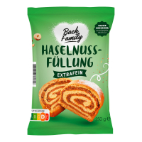 Aldi S&uuml;d  BACK FAMILY Backf&uuml;llungen 250 g, Haselnuss