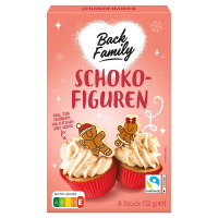Aldi S&uuml;d  BACK FAMILY Lebkuchen Schoko Aufleger 12 g