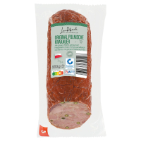 Aldi S&uuml;d  LANDBECK Polnische Krakauer 350 g, Gr&uuml;ner Pfeffer