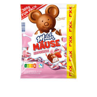 Aldi S&uuml;d  CHOCEUR Milch M&auml;use XXL 300 g, Erdbeere