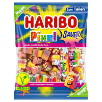 Aldi S&uuml;d  HARIBO Jahresstart 160 g, Pixel sauer