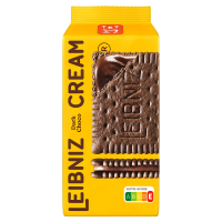 Aldi S&uuml;d  LEIBNIZ Keksn Cream 190 g, Dunkle Schokolade