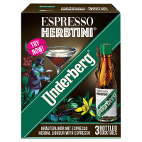 Aldi S&uuml;d  UNDERBERG 3er-Pack, Espresso Herbtini