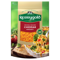 Aldi S&uuml;d  KERRYGOLD Reibek&auml;se 150 g, Cheddar herzhaft