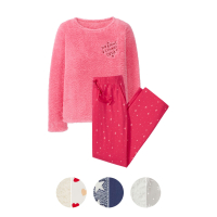 Aldi S&uuml;d  UP2FASHION WOMEN Damen Fleece Pyjama-Set