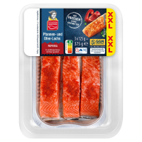 Aldi S&uuml;d  GOLDEN SEAFOOD Pfannen-Ofenlachs 375 g, Knoblauch-Pfeffer