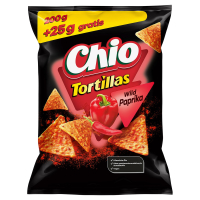 Aldi S&uuml;d  CHIO Tortillas XXL 225 g, Wilde Paprika