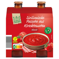 Aldi S&uuml;d  KINGS CROWN Kirschtomatenpassata 2 x 330 g, Klassik