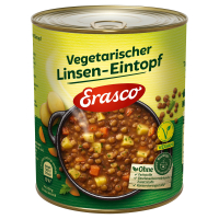 Aldi S&uuml;d  ERASCO Eint&ouml;pfe 800 g, vegetarische Linse
