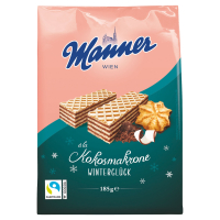 Aldi S&uuml;d  MANNER Wintergl&uuml;ck Kokosmakronen 185 g