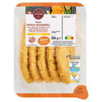 Aldi S&uuml;d  MEINE METZGEREI Puten Schnitzel Wiener Art 800 g