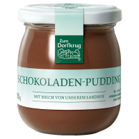 Aldi S&uuml;d  ZUM DORFKRUG Pudding 180 g, Schokolade