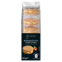 Aldi S&uuml;d  GOURMET FINEST CUISINE Sweet Moments 125 g, Bienenstich