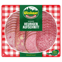 Aldi S&uuml;d  WIESBAUER Aufschnittsorten 180 g, Heurigen