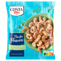 Aldi S&uuml;d  COSTA Pacific Prawns 275 g, Mediterrane Kr&auml;uter